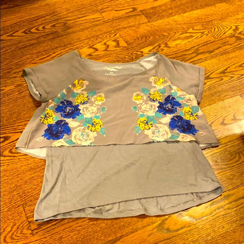 AE layered Floral Blouse